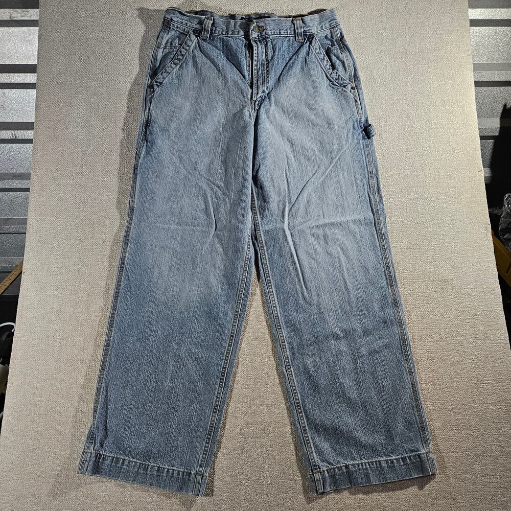 Aeropostale Utility Goods Jeans Mens 34x32 Blue Denim Straight Casual